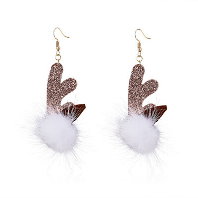 

Charm Christmas Xmas Santa Claus Snowmen Cartoon Earrings Hook Womens Jewellery Christmas Gift
