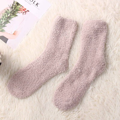 

Ladies Women Winter Warm Soft Fluffy Bed Socks Lounge Slipper Fleece Socks