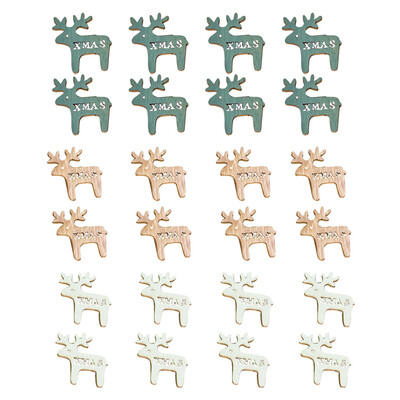 

〖Follure〗Christmas Ornaments Wooden Xmas Tree Hanging Crafts Decor for Christmas Tree