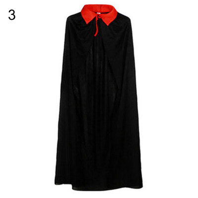 

Kids Halloween Vampire Cape Devil Demon Reversible Cloak Fancy Dress Costume