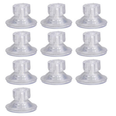 

Greensen 10Pcs Transparent Acrylic Suction Cup for Aquarium Fish Tank Strong Attachment