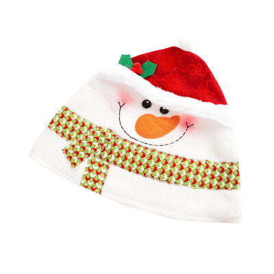 

Toponeto Christmas Hat Luminous Red Star Santa Hat For Adult Christmas Gifts Decoration A