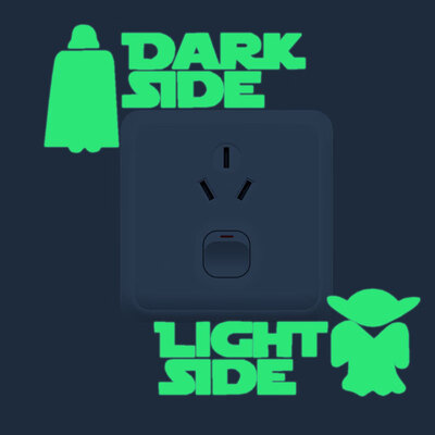 

Creativity Luminous Light Switch Wall Sticker