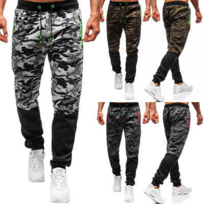 

Men Sport Pants Long Trousers Tracksuit Fitness Workout Joggers Gym Sweatpants