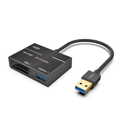 

XQD Card Reader USB 30 Hub 500MBs High Speed 3 in 1 Camera Kit Adapter