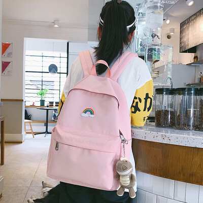 

Ins Super Fire Backpack Female Korean High School Mori Japanese Backpack Female Backpack Large Capacity Small Fresh Cute