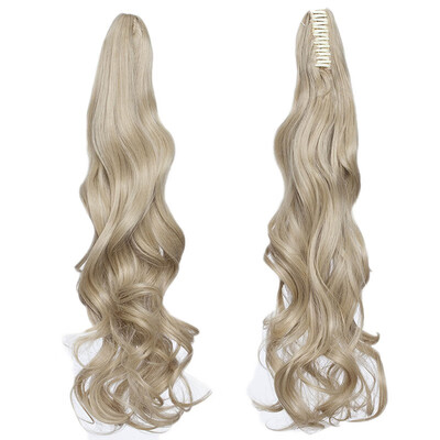 

Long Thick Claw Jaw Ponytail Big Straight Wave Clip in Pony Tail Hair Extension Extensions
