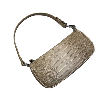 

Mini Solid Color Delicate Texture Shoulder Bag Faux Leather Crossbody Pouch
