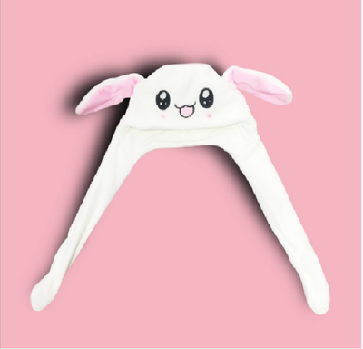 

SUNSIOM Pretty Hat Rabbit Bunny Ears Will Move The Rabbit Hat Cute Girls Gift