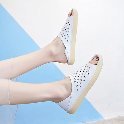 

One shoe&two womens gluten soft-soled sandals Korean version of the summer womens mother hundred flat-soled slippers