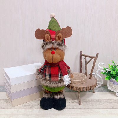 

Tailored Christmas Ornament Cute Stretchable Telescopic Doll Christmas Dolls Gift
