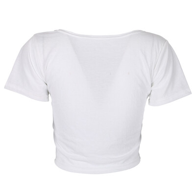 

Summer Women Sexy Crop Top Cotton Ladies Short Sleeve Tank Tee Skinny Short Basic Stretch T-shirts Hot