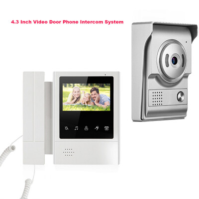 

〖Follure〗Video Door Phone System 43 Inch Clear LCD Monitor Wired Video Intercom