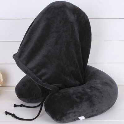 

U-Shape PillowSleeping Hoodie Sweatshirt Type Pillow For Car Airplane Travel Office Pillow
