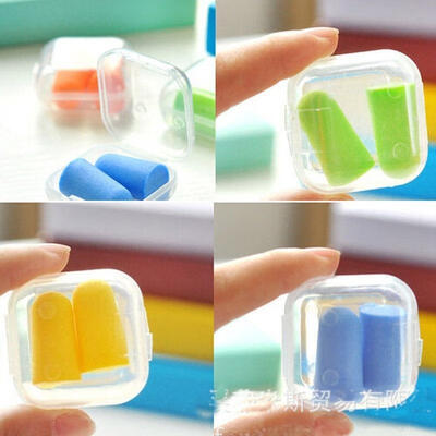

1 Pairs Protector Travel Ear Plugs Sleep Noise Reducer Soft Foam Earplugs