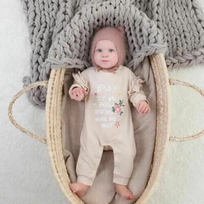 

US Newborn Baby Boy Girl Letter Romper Jumpsuit Outfit Cotton Sweater Clothes