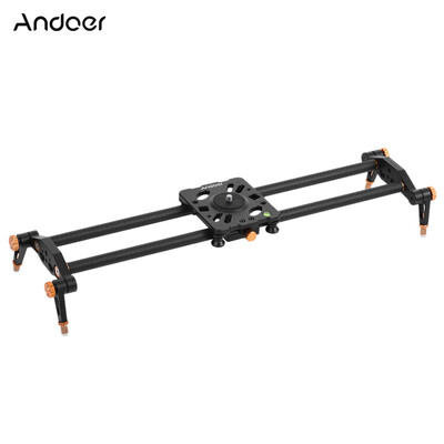 

Andoer 60cm Carbon Fiber Track Dolly Slider Rail Stabilization System for Video Movie Film Shooting for Canon Nikon Sony DSLR Came