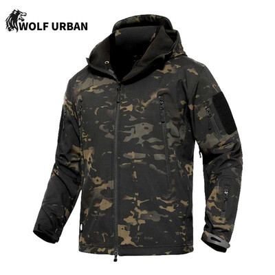 

Cross-border supply tactics soft shell jacket outdoor tactical soft shell clothing shark skin soft shell clothing jacket Blackbird