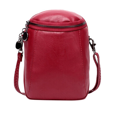 

Tailored Woman Round Little Phone Bag Casual Crossbody Bag Bucket Bag Vintage Bag