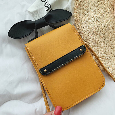 

Women 2019 spring&summer new cute version of the fashion goddess of color mobile phone bag slung across the campus womens bag