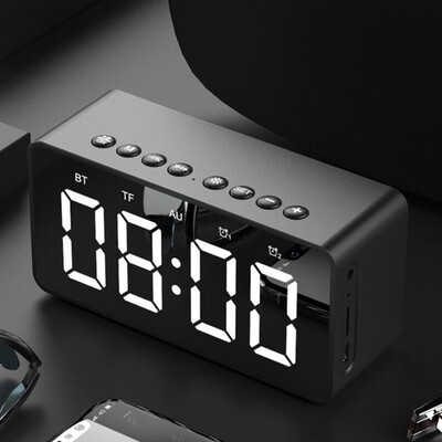 

AEC Multifunctional Portable Bluetooth Alarm Clock Speaker