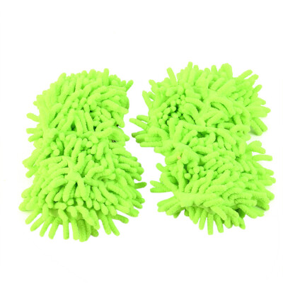 

Gobestart 2Pcs Fashion Convenient Dust Mop Slipper House Cleaner Lazy Floor Dusting Foot