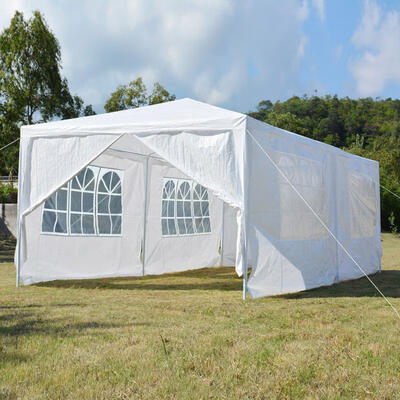 

Greensen 3 x 6M Outdoor Gazebo Canopy Party Tent Patio Heavy Duty Wedding Tent White