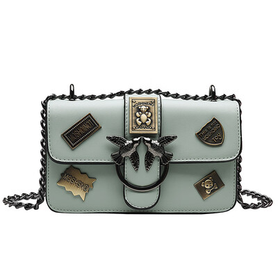 

Bag female 2019 new fashion handbag Korean version of the wild bag small fragrance rhombic chain bag can be shoulder diagonal
