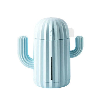 

340ML USB Air Humidifier Cactus Timing Aromatherapy Diffuser Mist Maker Fogger Mini Aroma Atomizer for Home