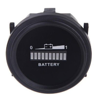

Battery Status Charge Indicator Monitor Meter Gauge LED Digital 12V24V36V48V72V