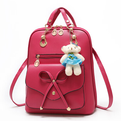 

Shoulder bag 2018 spring new cool female backpack student fashion casual Korean female bag