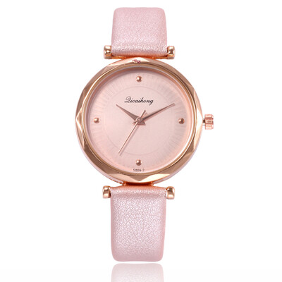 

Wish explosion style sleek minimalist ladies belt watch Irregular case rivet scale quartz watch