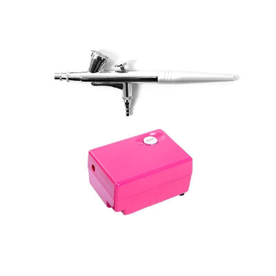

Multi-Purpose Airbrush with Portable Mini Air Compressor Kit for Art Painting Makeup Manicure Craft Cake Spray Model Air Brush Nai