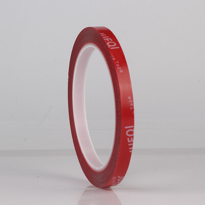

JQ710k red film transparent double-sided tape 1mm thick 5m