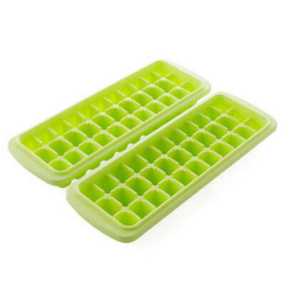 

DIY 33 Ice Grides Set Combination Type PP Ice Making Mold Tray Box with Lid Free Ice Shovel2 Pcslot