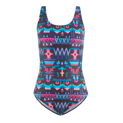 

Saidsome Women Swimwear Bikini Print One Piece Push-Up Padded Bathing Beachwear