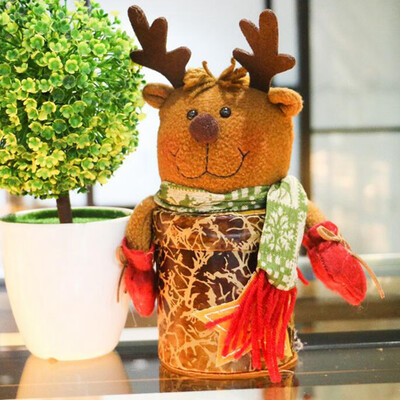 

〖Follure〗Santa Claus Snowman Elk Christmas Candy Packaging Christmas Candy Jar Decoration
