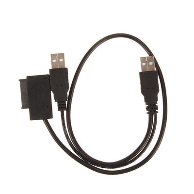 

USB 20 to 76 13Pin Slim for SATA CDDVD Optical Drive Adapter Cable