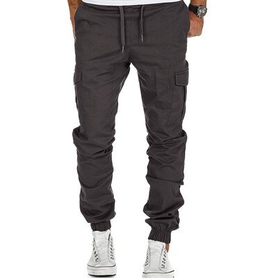 

Gobestart Fashion Mens Sport Pure Color Bandage Casual Loose Sweatpants Drawstring Pant