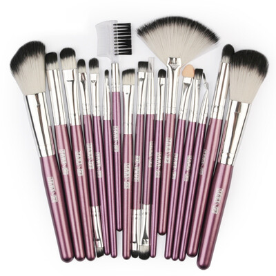 

18pcs Wooden Foundation Cosmetic Eyebrow Eyeshadow Brush Makeup Brush Sets Tools Maquiagem