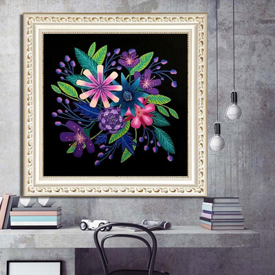 

Gobestart 5D Full Square Dirll Embroidery Paintings Rhinestone Pasted DIY Diamond Painting