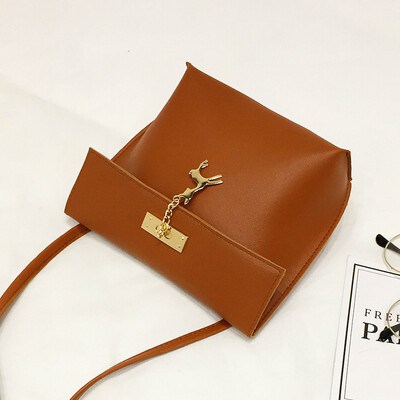 

Tailored Women Messenger Bags Vintage Small Deer Pendant Handbag Casual Bag