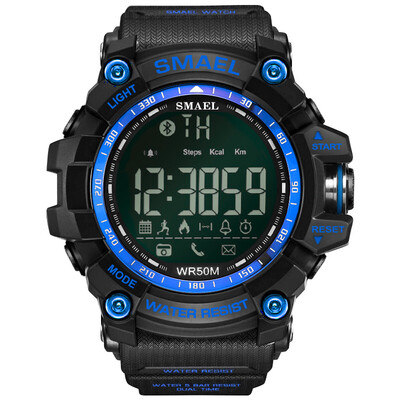 

Gobestart SMAEL Fashion Mens Smart Watch Bluetooth Digital Sports Wrist Watch Waterproof