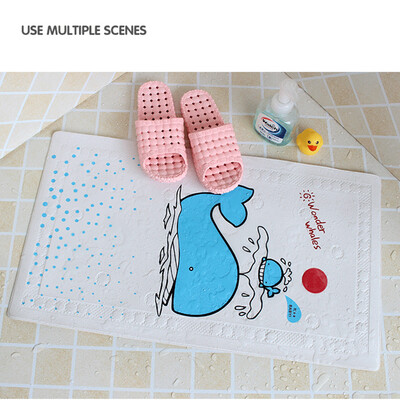 

Tailored Heat Sensitive PVC Anti Slip Baby Kids Bath Mat Colour Change Water Temperature