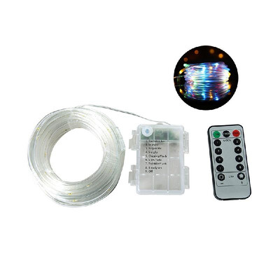 

7M Outdoor -E-D Lamp 50 LEDs Rope Tube String Lights Fairy Holiday Christmas Party Garden Waterproof