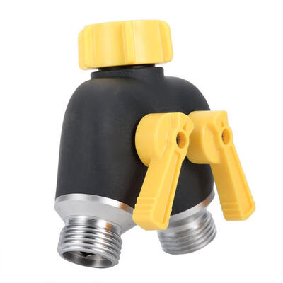 

Greensen 34" MNPT DN20 Zinc Alloy Y Shape 2 Way Water Hose Valve Connector Adapter for Garden Use