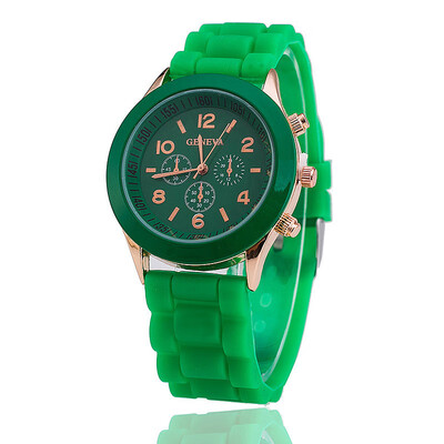 

Domestic watch GENEV diamond watch female quartz watch silicone watch