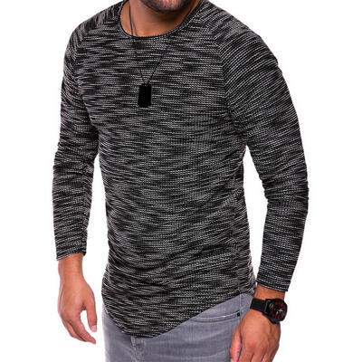 

Winter Autumn Round Neck Slim Mens T-Shirt Casual Long-Sleeve T-Shirt Tee For Men