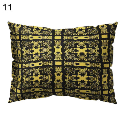 

Flower Leaf Bird Cube Plaid Pillow Case Cushion Cover Sofa Bed Car Cafe Decor