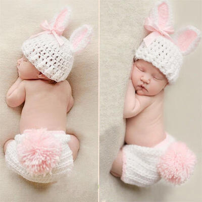 

Newborn Baby Girl Boy Knit Crochet Clothes Photo Costume Photography Prop Outfit